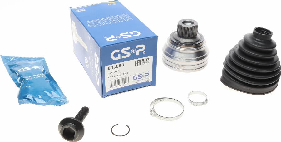 GSP 803088 - Joint Kit, drive shaft autospares.lv