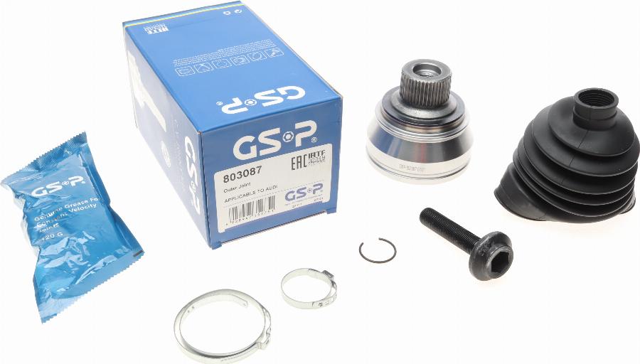 GSP 803087 - Joint Kit, drive shaft autospares.lv