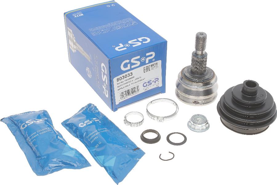 GSP 803033 - Joint Kit, drive shaft autospares.lv