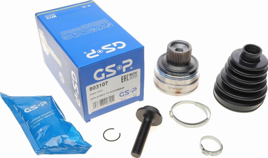 GSP 803107 - Joint Kit, drive shaft autospares.lv