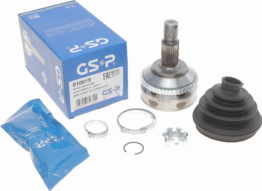 GSP 810015 - Joint Kit, drive shaft autospares.lv