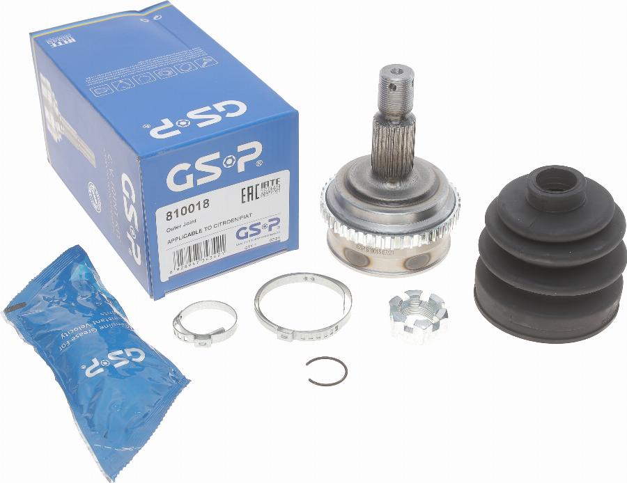 GSP 810018 - Joint Kit, drive shaft autospares.lv