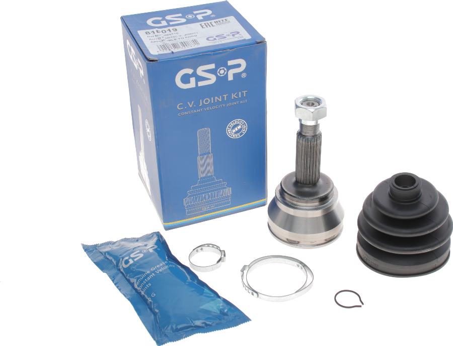 GSP 818019 - Joint Kit, drive shaft autospares.lv