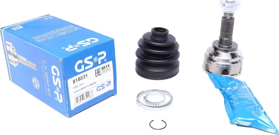 GSP 818031 - Joint Kit, drive shaft autospares.lv