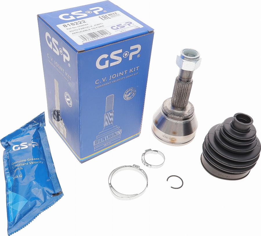 GSP 818222 - Joint Kit, drive shaft autospares.lv