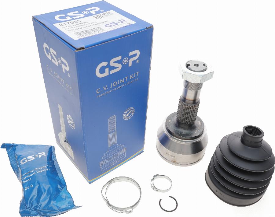 GSP 817055 - Joint Kit, drive shaft autospares.lv