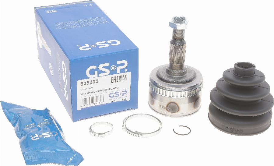 GSP 835002 - Joint Kit, drive shaft autospares.lv