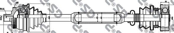 GSP 299111 - Drive Shaft autospares.lv