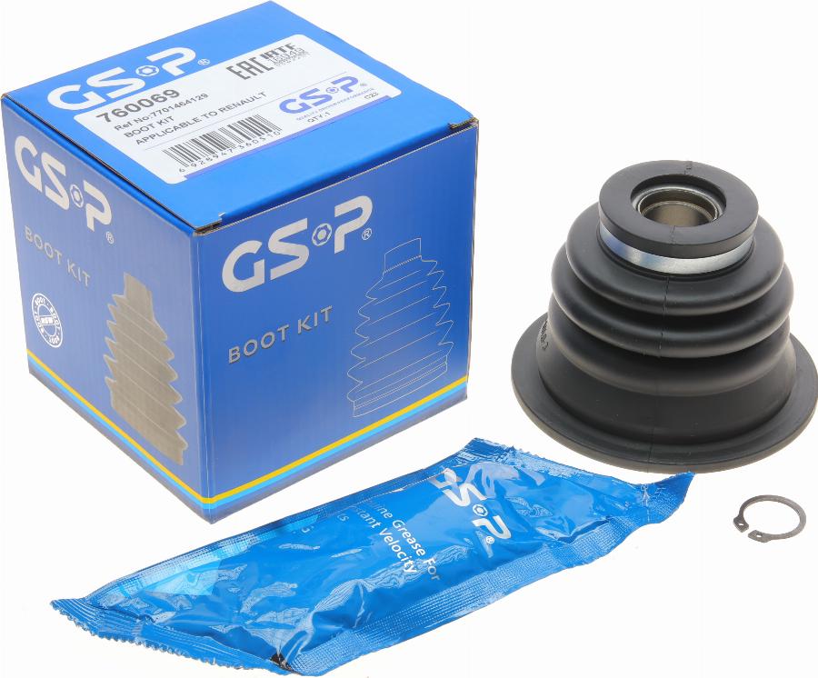 GSP 760069 - Bellow, drive shaft autospares.lv