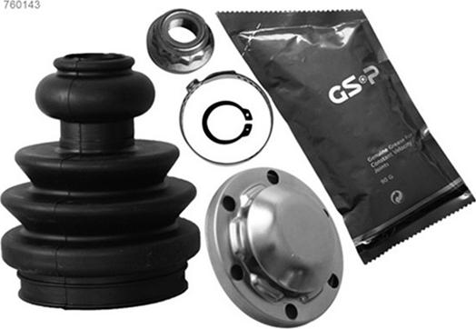 GSP 760143 - Bellow, drive shaft autospares.lv