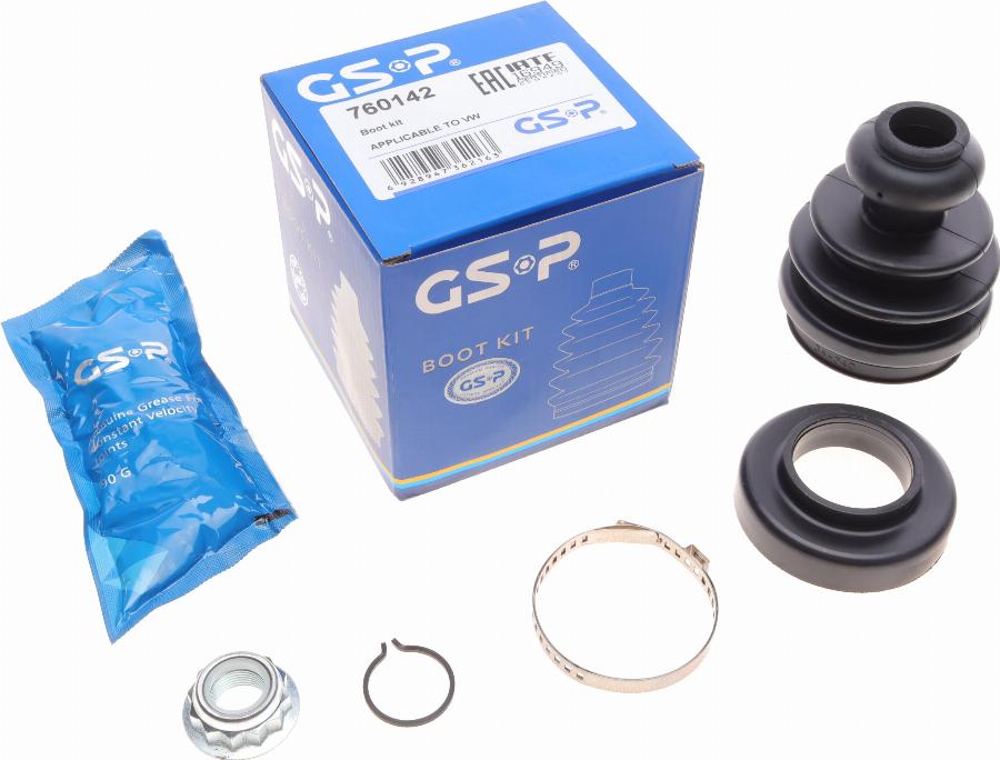 GSP 760142 - Bellow, drive shaft autospares.lv