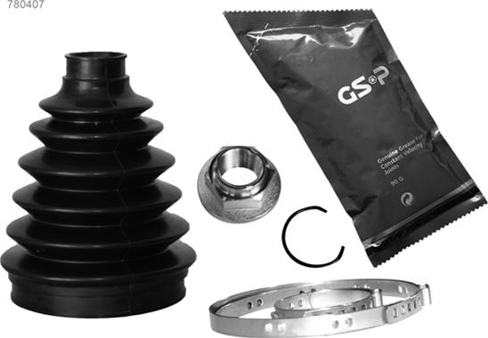 GSP 780407 - Bellow, drive shaft autospares.lv