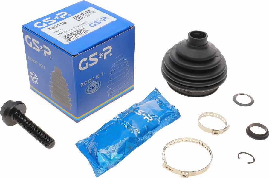 GSP 780116 - Bellow, drive shaft autospares.lv