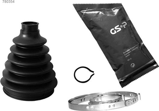 GSP 780354 - Bellow, drive shaft autospares.lv