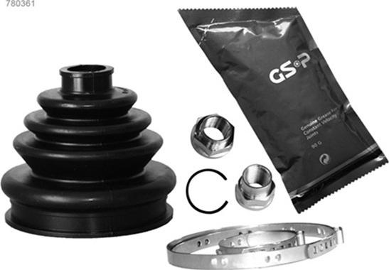 GSP 780361 - Bellow, drive shaft autospares.lv