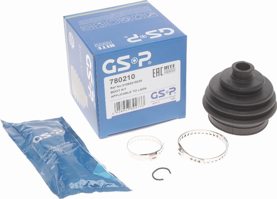 GSP 780210 - Bellow, drive shaft autospares.lv