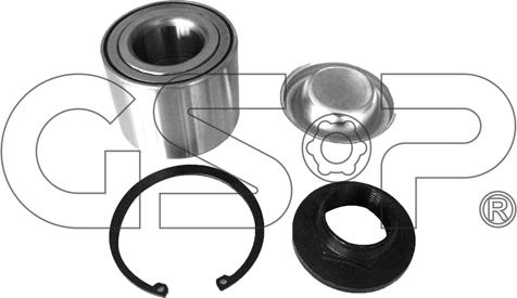 GSP GK6544 - Wheel hub, bearing Kit autospares.lv