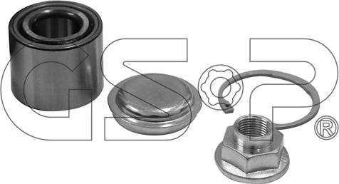 GSP GK6642 - Wheel hub, bearing Kit autospares.lv