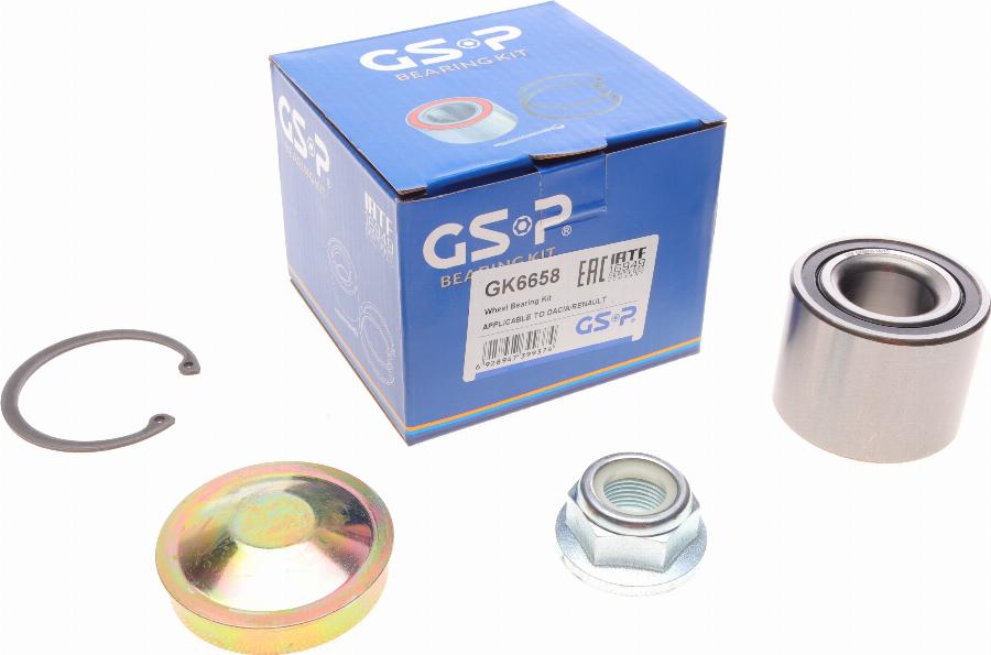 GSP GK6658 - Wheel hub, bearing Kit autospares.lv