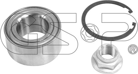 GSP GK6653 - Wheel hub, bearing Kit autospares.lv