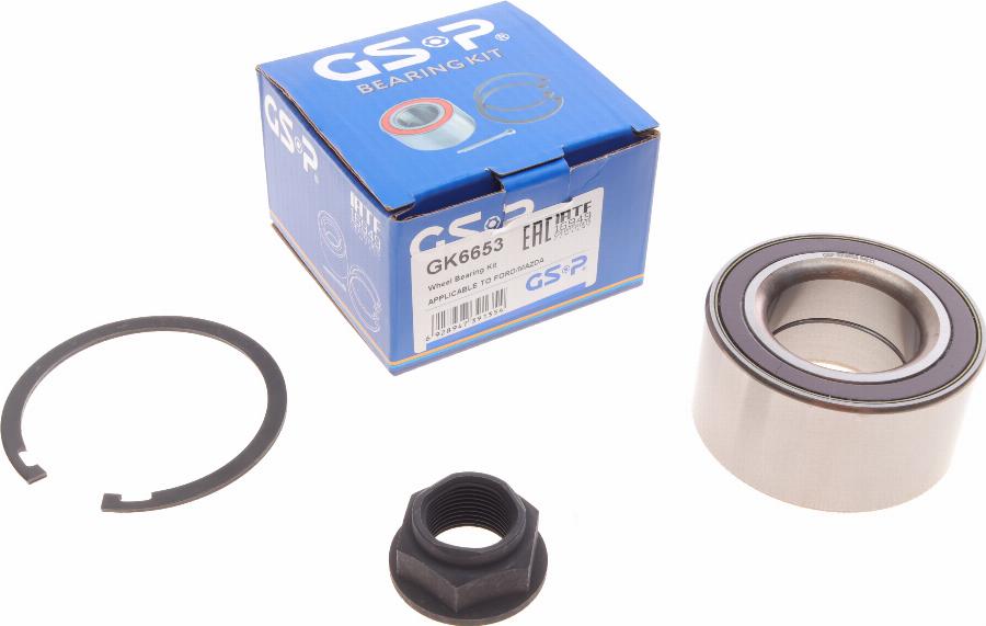 GSP GK6653 - Wheel hub, bearing Kit autospares.lv