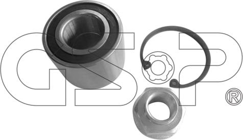 GSP GK6820 - Wheel hub, bearing Kit autospares.lv