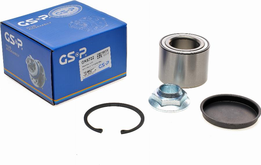 GSP GK6722 - Wheel hub, bearing Kit autospares.lv