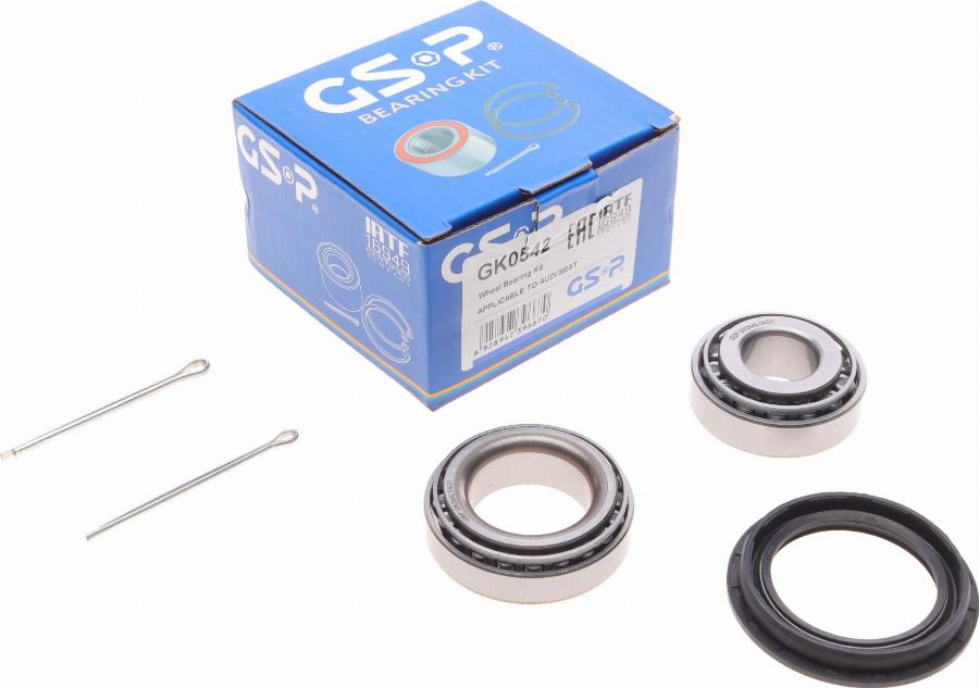 GSP GK0542 - Wheel hub, bearing Kit autospares.lv