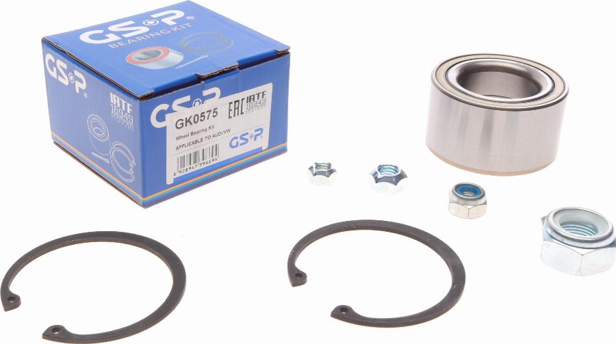 GSP GK0575 - Wheel hub, bearing Kit autospares.lv