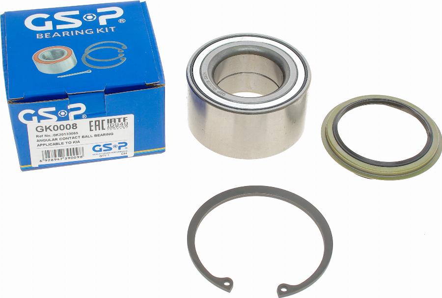 GSP GK0008 - Wheel hub, bearing Kit autospares.lv