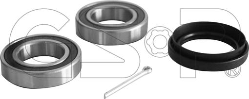 GSP GK00X36 - Wheel hub, bearing Kit autospares.lv