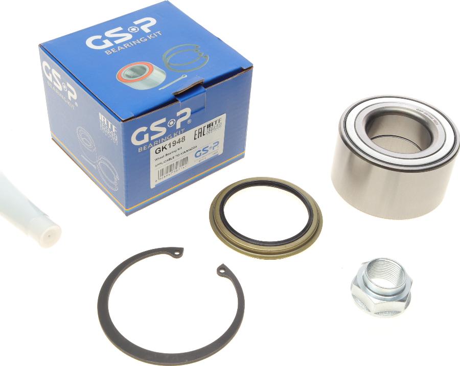 GSP GK1948 - Wheel hub, bearing Kit autospares.lv