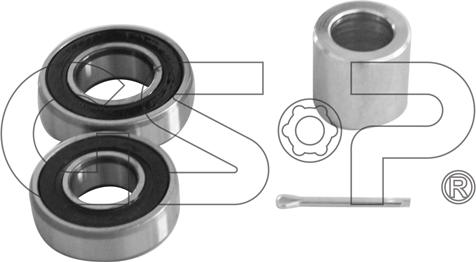 GSP GK1931 - Wheel hub, bearing Kit autospares.lv