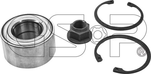 GSP GK1495 - Wheel hub, bearing Kit autospares.lv