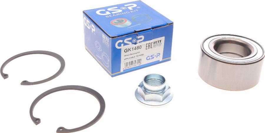 GSP GK1480 - Wheel hub, bearing Kit autospares.lv