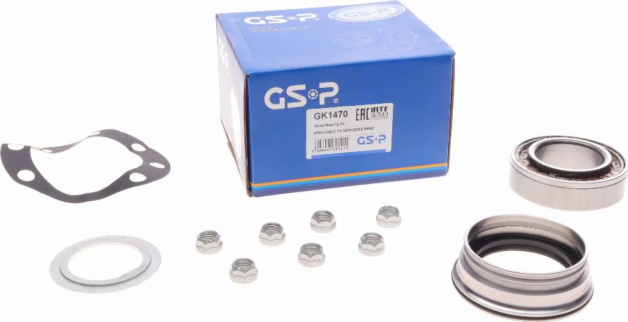 GSP GK1470 - Wheel hub, bearing Kit autospares.lv