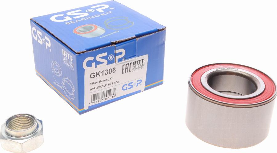 GSP GK1306 - Wheel hub, bearing Kit autospares.lv