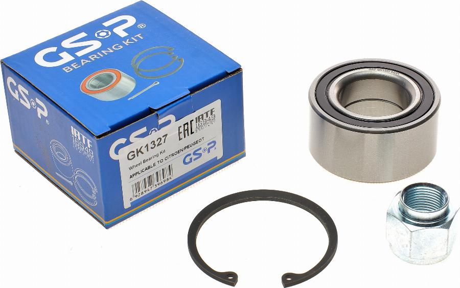 GSP GK1327 - Wheel hub, bearing Kit autospares.lv