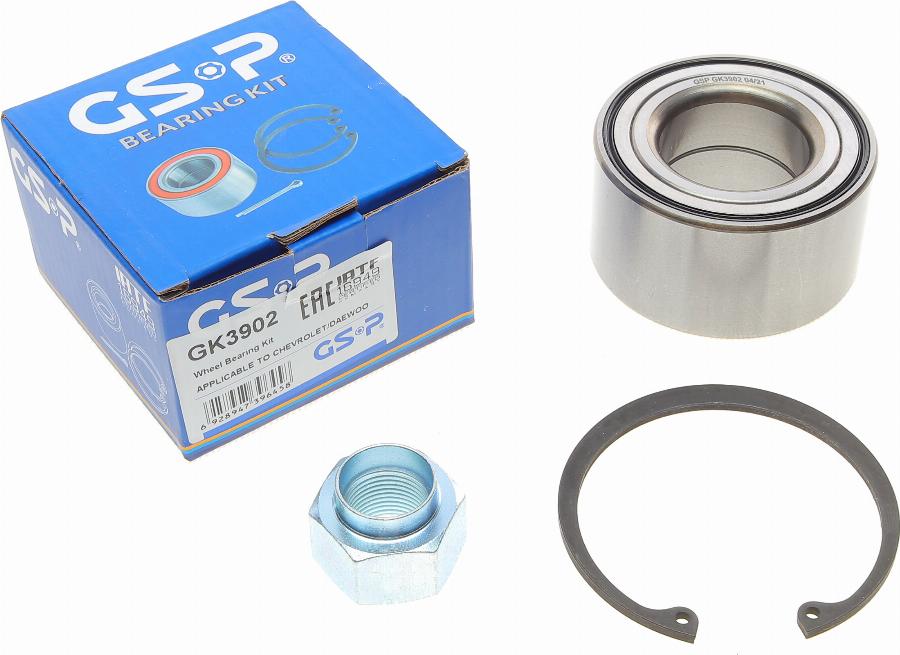 GSP GK3902 - Wheel hub, bearing Kit autospares.lv