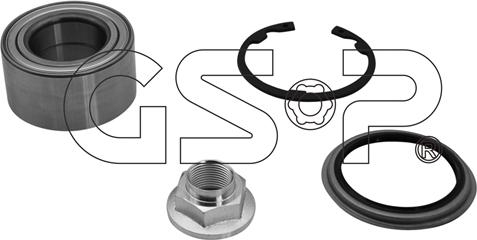 GSP GK3935 - Wheel hub, bearing Kit autospares.lv