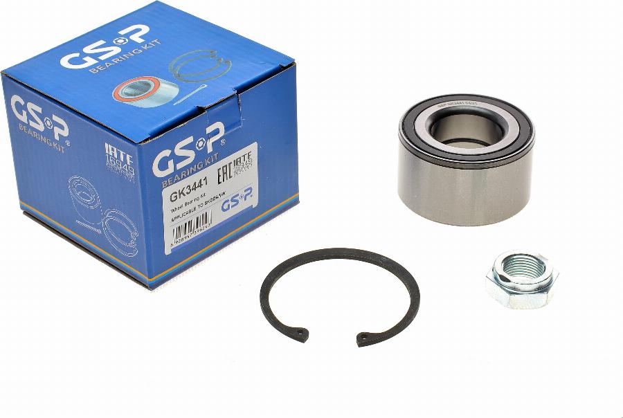 GSP GK3441 - Wheel hub, bearing Kit autospares.lv