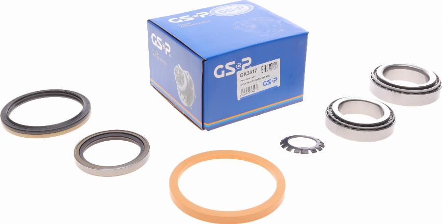 GSP GK3417 - Wheel hub, bearing Kit autospares.lv