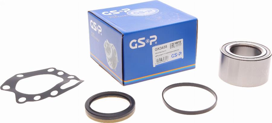 GSP GK3435 - Wheel hub, bearing Kit autospares.lv