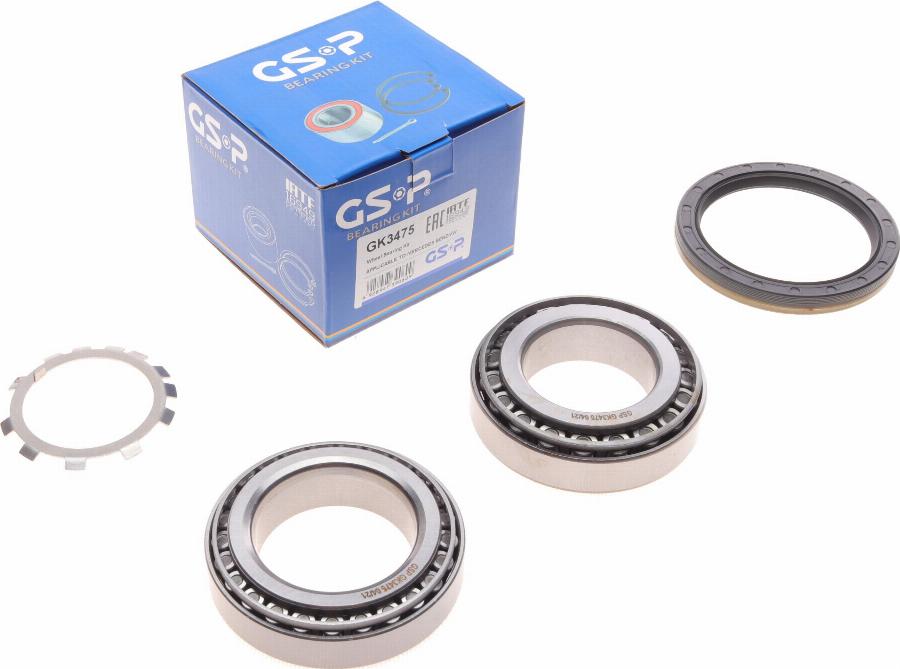 GSP GK3475 - Wheel hub, bearing Kit autospares.lv