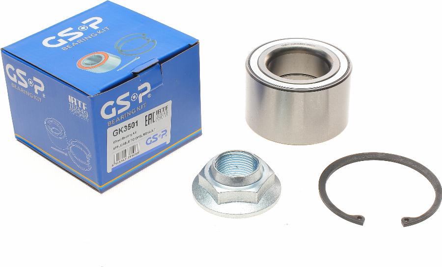 GSP GK3501 - Wheel hub, bearing Kit autospares.lv