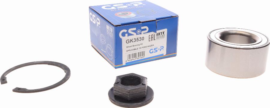 GSP GK3530 - Wheel hub, bearing Kit autospares.lv