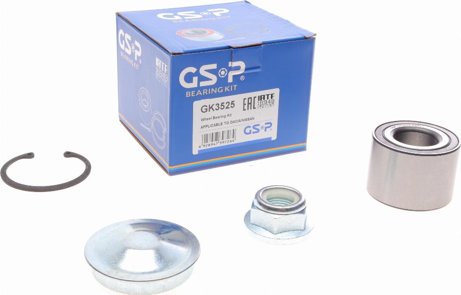 GSP GK3525 - Wheel hub, bearing Kit autospares.lv