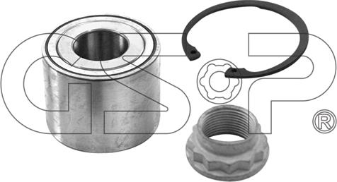 GSP GK3521 - Wheel hub, bearing Kit autospares.lv