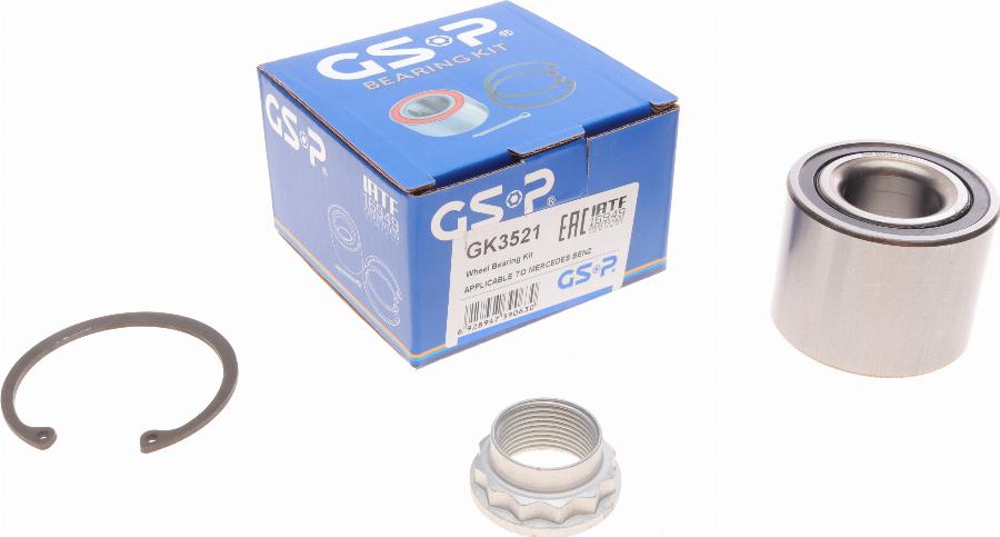 GSP GK3521 - Wheel hub, bearing Kit autospares.lv