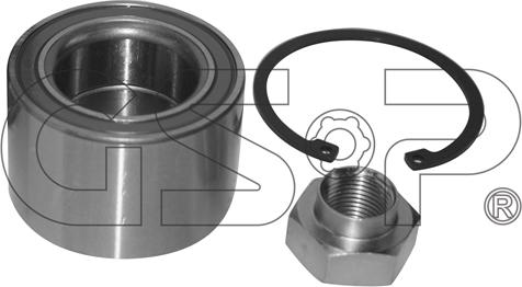 GSP GK3571 - Wheel hub, bearing Kit autospares.lv